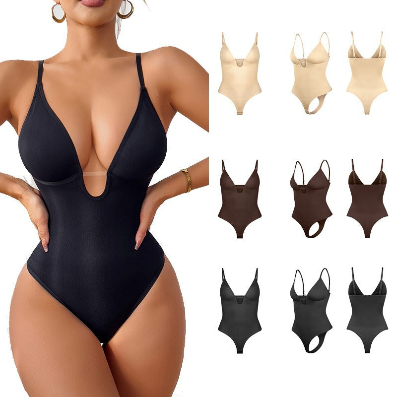 Plunge Thong Bodysuit