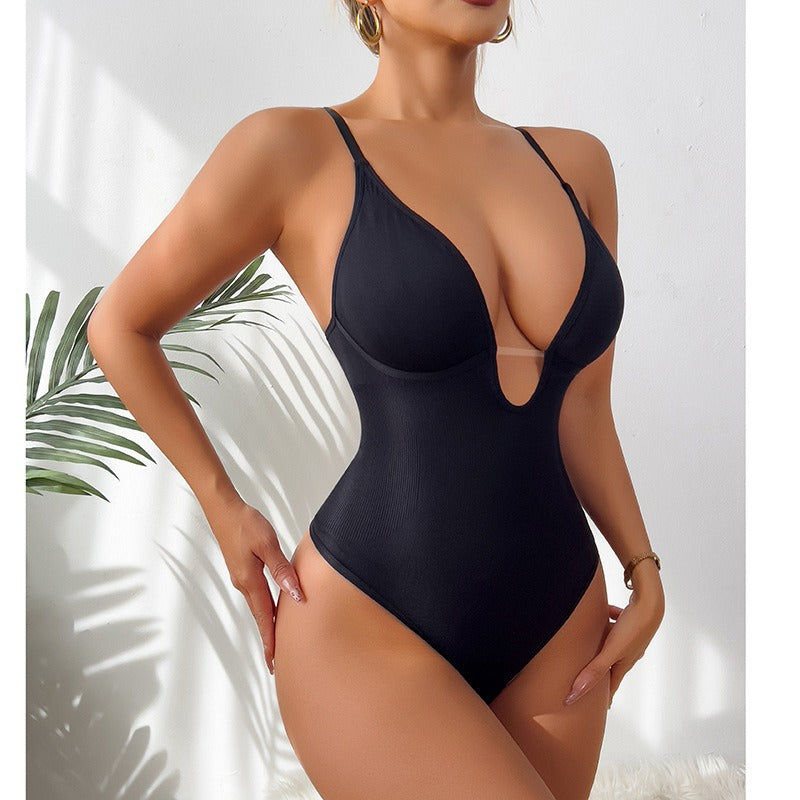 Plunge Thong Bodysuit