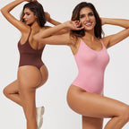 Seamless shaping bodysuit for women with tummy control and everyday styling fit