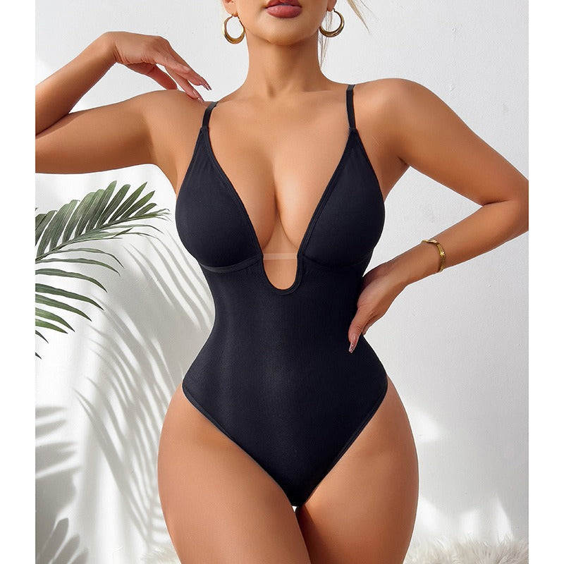 Plunge Thong Bodysuit