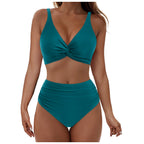 Two-Piece Vest Strap Swimsuit