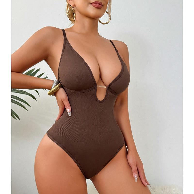 Plunge Thong Bodysuit
