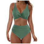 Two-Piece Vest Strap Swimsuit