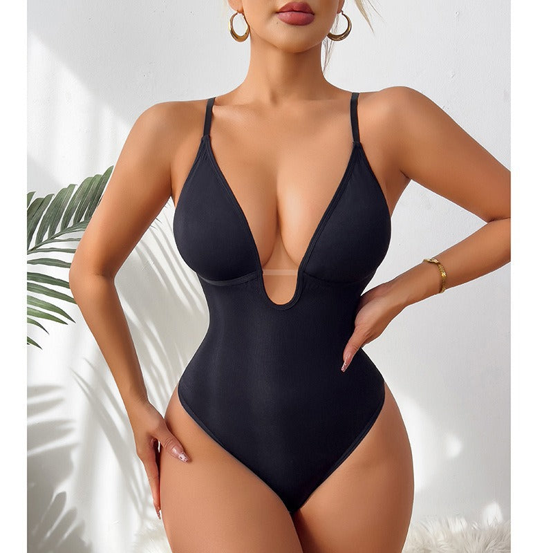 Plunge Thong Bodysuit